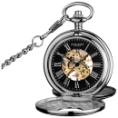 Ceas de buzunar clasic schelet | Akribos XXIV AK609 – Eleganță care bate la timp
