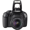 Aparat Foto Canon EOS 1100D + Geantă + Încărcător + Baterie + Cablu Date + Card MicroSD 8 GB