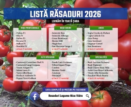 Vand Rasad Rosii Ardei Vinete Castraveti Varza | Rasaduri Legume 2026