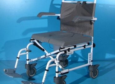 Scaun pliabil pentru WC si baie din aluminiu Drive