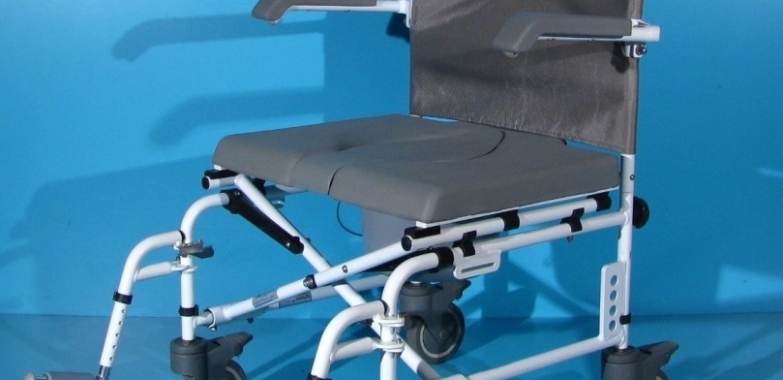 Scaun pliabil pentru WC si baie din aluminiu Drive