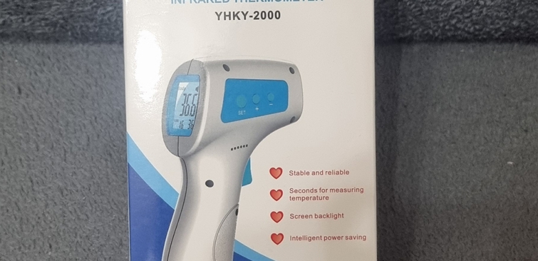 Termometru cu infraroșu fără contact YHKY 2000, pistol termometru pentru bebeluși și adulți