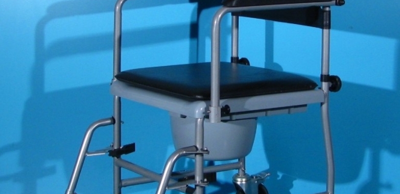 Scaun cu rotile si wc