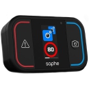 Alarma Trafic Saphe Drive Mini, Avertizare radar si pericole, Bluetooth, Black