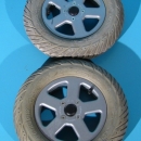 Roata cauciuc si camera pentru carucior electric 3.00-8