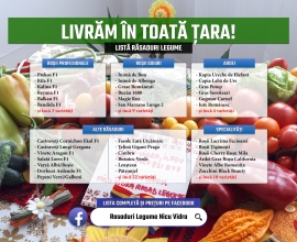 Rasaduri Rosii | Rasad Rosii Ardei Castraveti Vinete | Rasaduri Legume 2026
