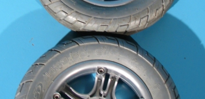 Roata cu cauciuc plin carucior electric 14 X 3.50-8