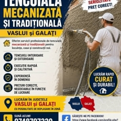 Tencuiala nisip + Multibat sau nisip si ciment