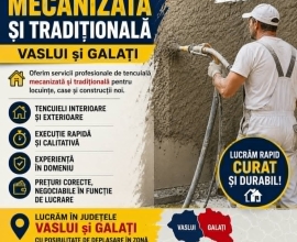 Tencuiala nisip + Multibat sau nisip si ciment