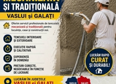 Tencuiala nisip + Multibat sau nisip si ciment