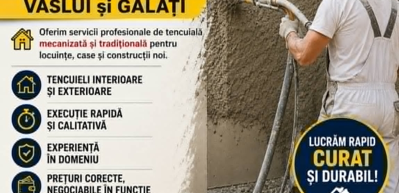 Tencuiala nisip + Multibat sau nisip si ciment