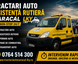 Tractari Auto si Asistenta Rutiera LKY 24/7  | Interventii Rapide Caracal, Olt