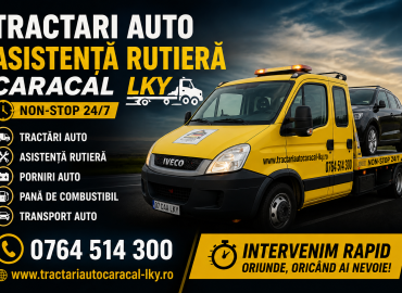 Tractari Auto si Asistenta Rutiera LKY 24/7  | Interventii Rapide Caracal, Olt