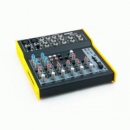Mixer analog MX-604  rackabil. Intrari: 4 x Mic/Line (XLR),