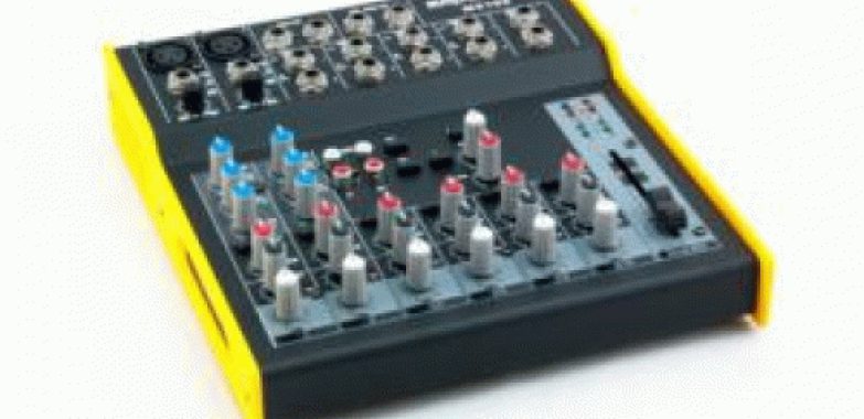 Mixer analog MX-604  rackabil. Intrari: 4 x Mic/Line (XLR),