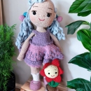 Păpușa croșetată Lila și prietena ei, Floricica!