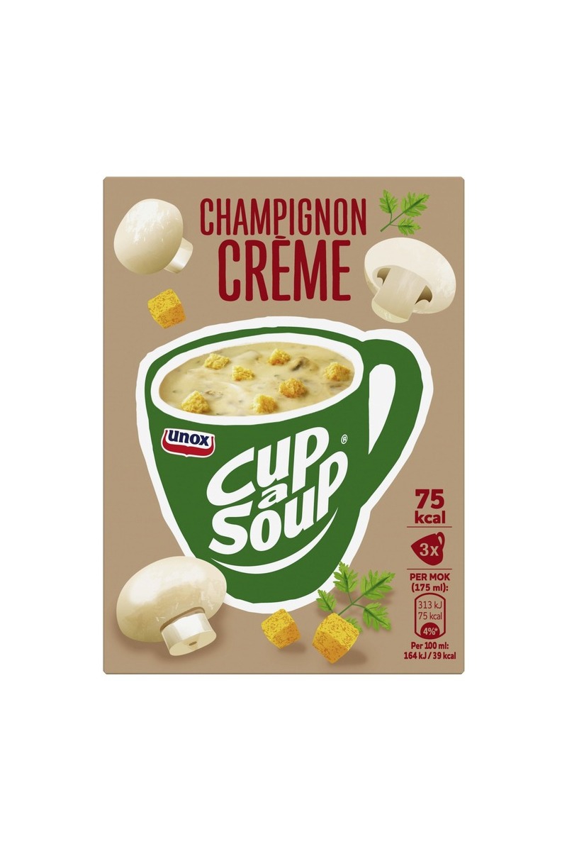 Unox Supa Crema de Ciuperci Total Blue