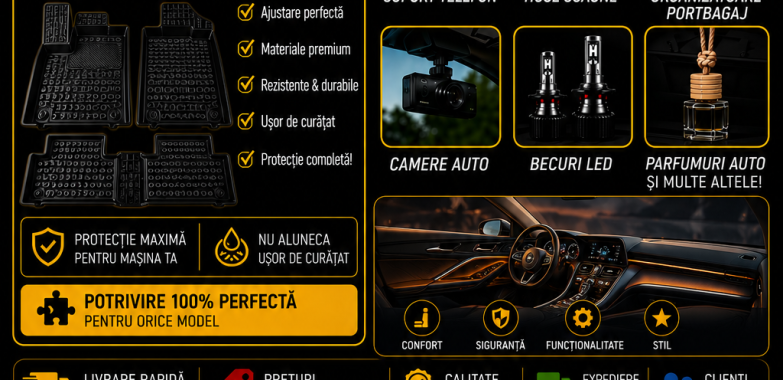 PIESE & ACCESORII AUTO PENTRU ORICE MARCĂ ȘI MODEL