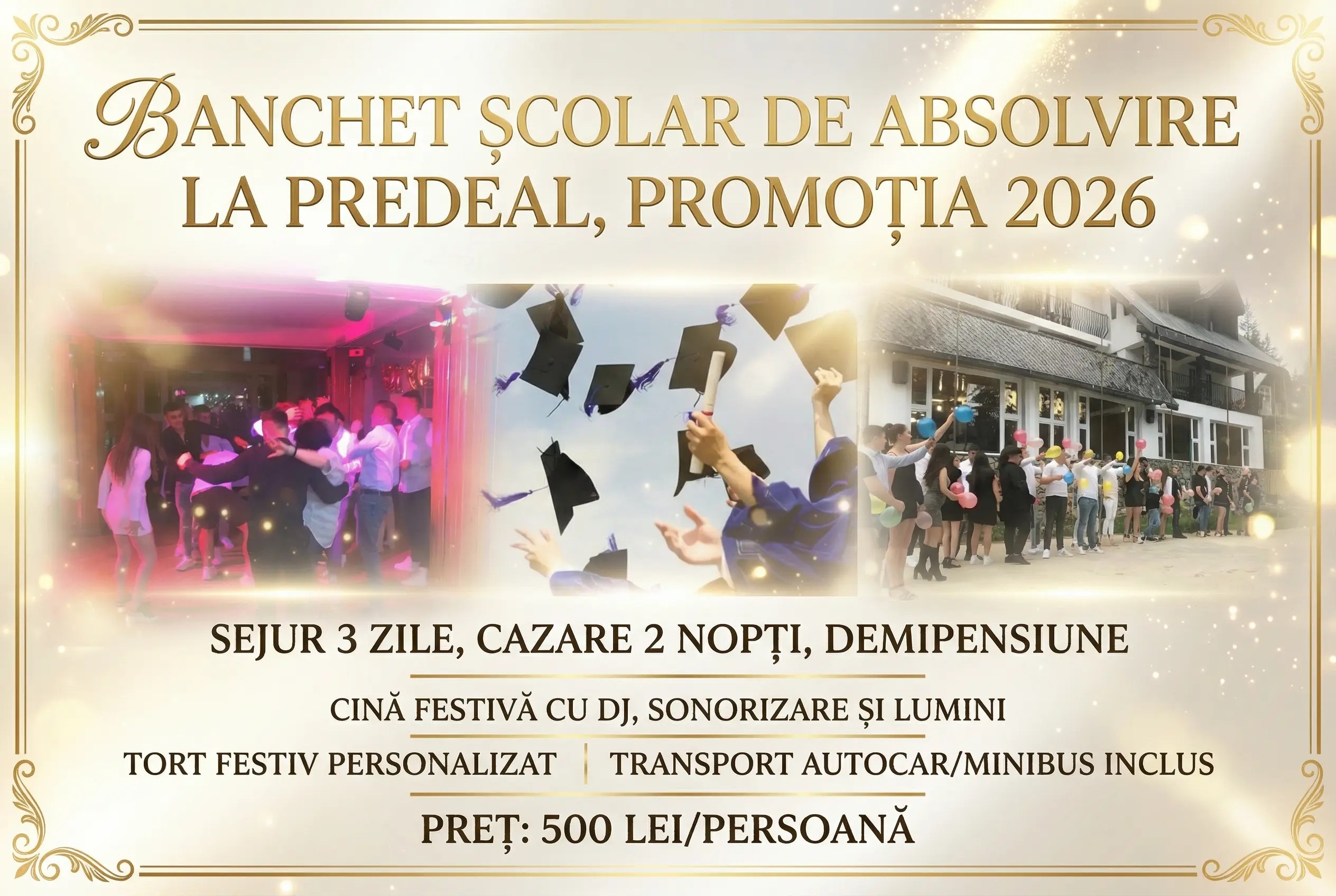 Banchet Școlar de Absolvire la Predeal, Promoția 2026