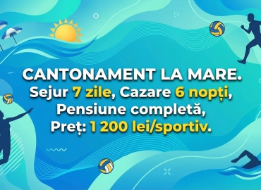 Oferta Cantonament Sportivi la Mare