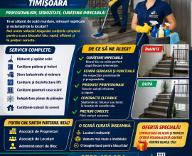Servicii profesionale de curățenie pentru Asociații de Proprietari – Zona AEM Timișoara | DANISTIR & MANU SRL