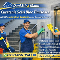 Servicii Profesionale de Curatenie in Asociatii De Locatari