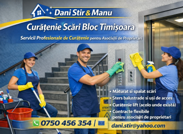 Servicii Profesionale de Curatenie in Asociatii De Locatari