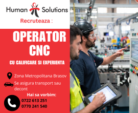 OPERATOR CNC (strung sau freză)