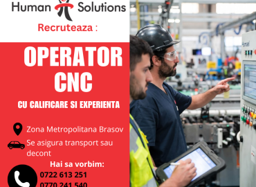 OPERATOR CNC (strung sau freză)