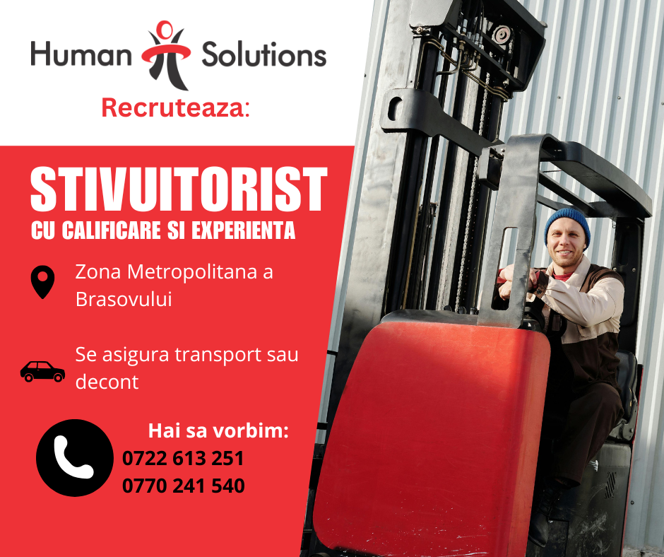 STIVUITORIST cu autorizație ISCIR