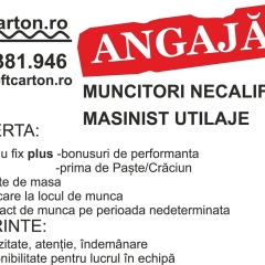 Angajam in sector 4
