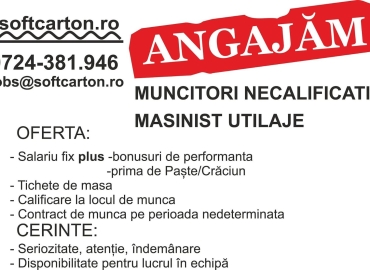 Angajam in sector 4