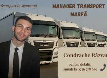 Manager de transport marfă