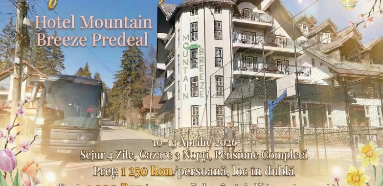 Ofertă de Paști 2026 – Mountain Breeze Predeal