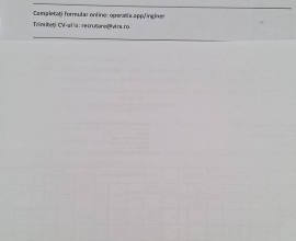 ANGAJĂM: INGINER COORDONATOR TEHNIC