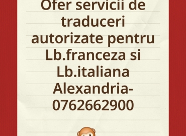 TRADUCERI AUTORIZATE