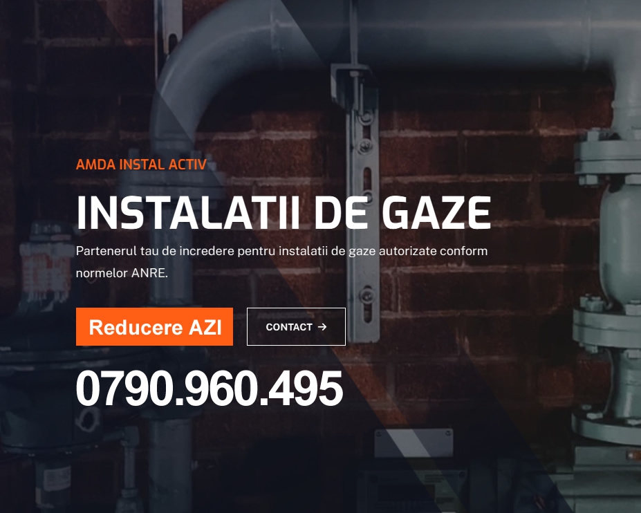 Instalatii Gaze Bucuresti. Autorizat ANRE