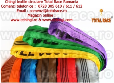 Chingi de ridicare cu urechi FORANKRA Chingi textile circulare