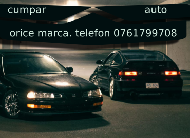 Cumpăr autoturisme orice marcă și în orice stare.