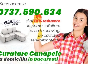 Curatare canapele Bucuresti. Curatare la domiciliu