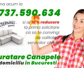 Curatare canapele Bucuresti. Curatare la domiciliu