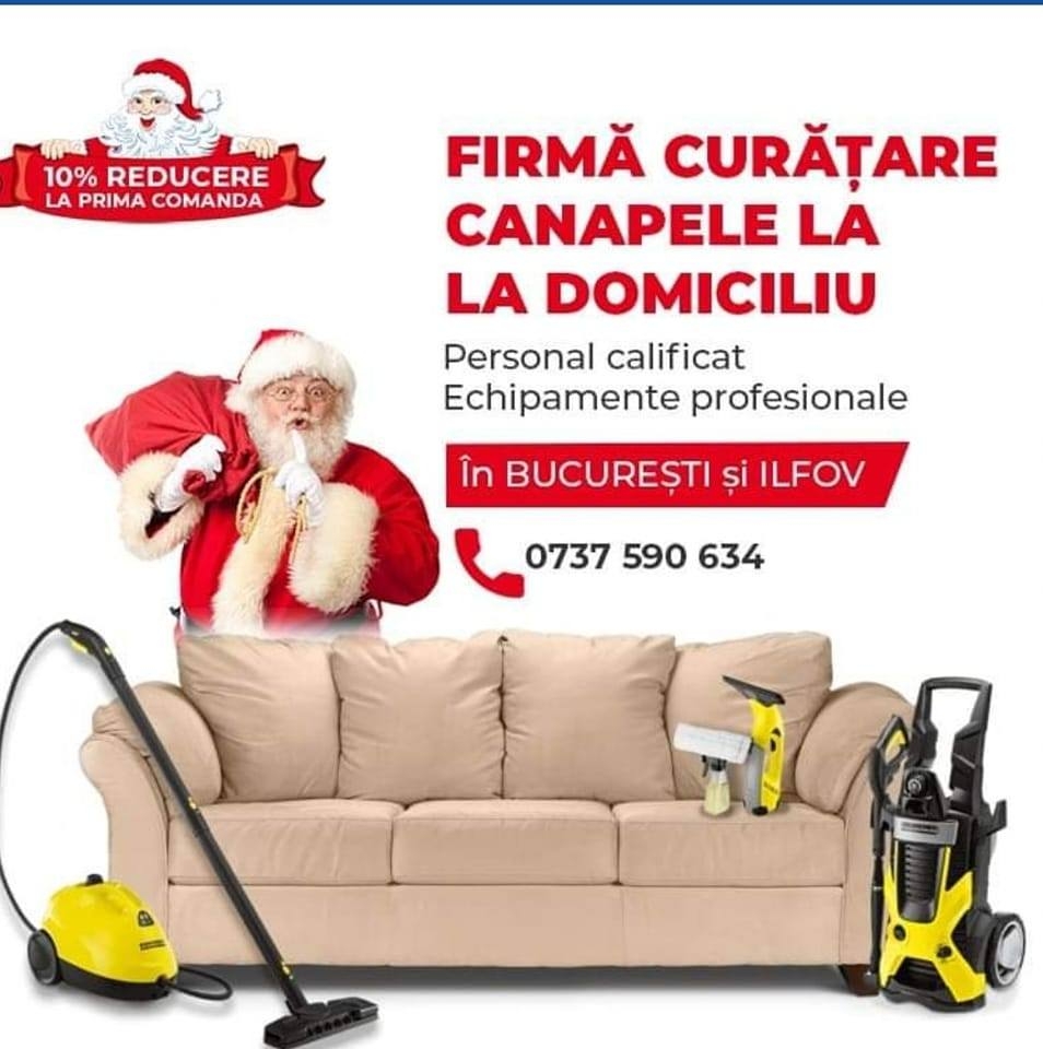Curatare canapele si saltele. Profita!