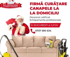 Curatare canapele si saltele. Profita!