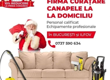 Curatare canapele si saltele. Profita!