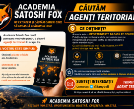 ACADEMIA SATOSHI FOX – CĂUTĂM AGENȚI TERITORIALI