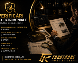 Detectiv particular Timisoara – Frontkare, investigații private