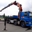 Inchiriez Camion cu Macara PK 72000, brat 28 m, capacitate 22 tone.
