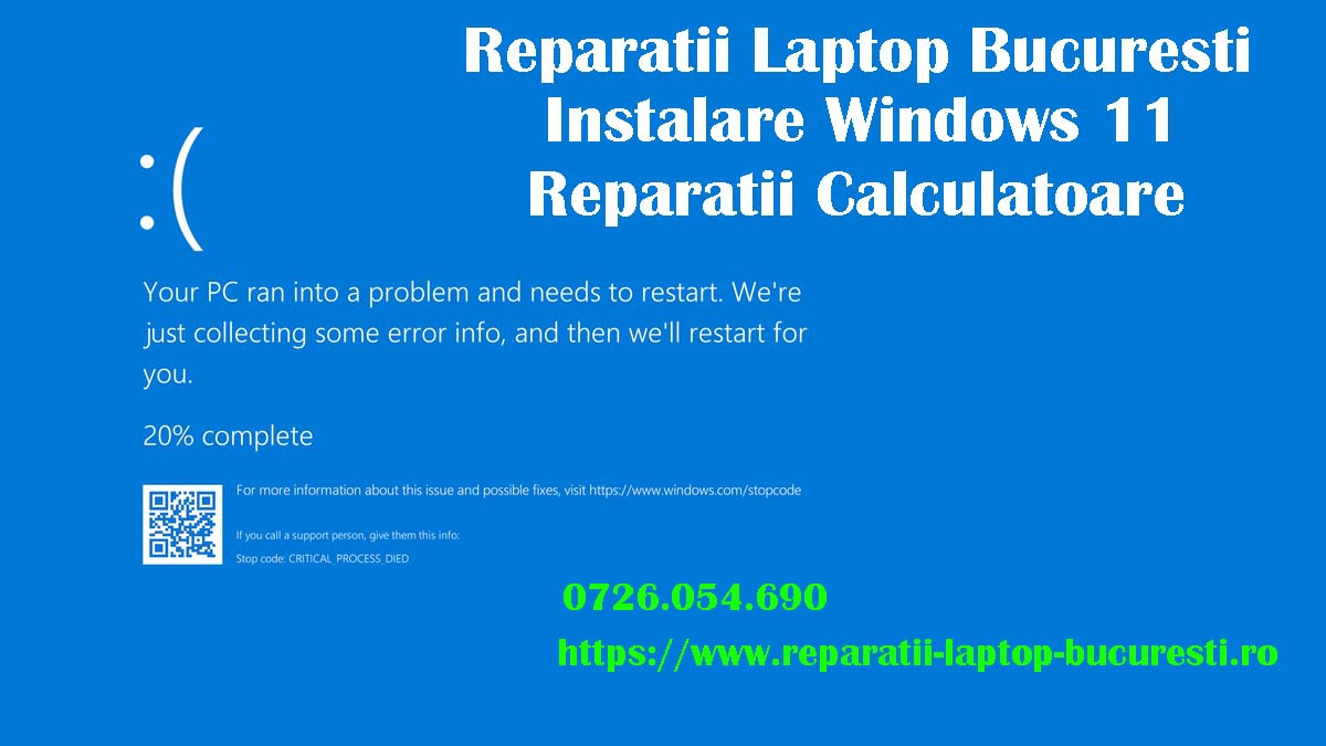 Service laptop Bucuresti Instalare windows 11 la domiciliu