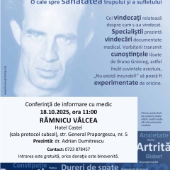 Vindecarea pe cale naturală – confirmată medical