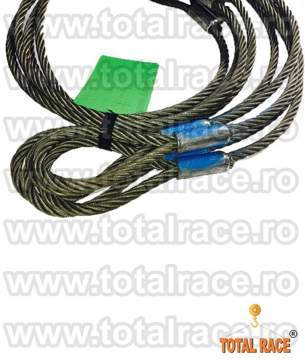 Cablu ridicare cu bucle pentru macara Total Race